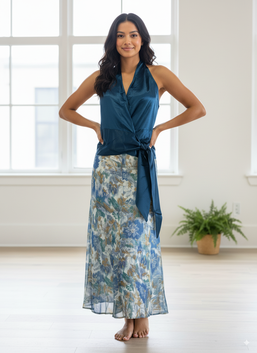 Floral Elegance Halter