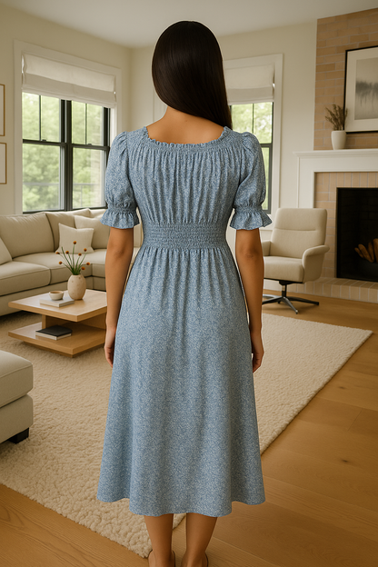 Floral Smocked Dress